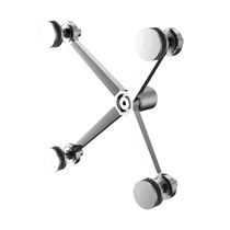 New 304 stainless steel 250 type refuting claw curtain wall glass grip rain shed with Y-piece manufacturer direct