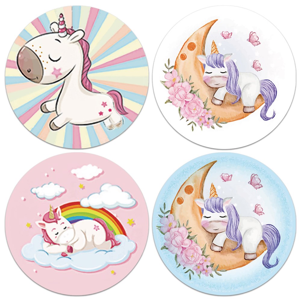 Encouragement Reward Stickers Unicorn Mermaid for Kids Schoo-图0