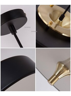 Nordic LED Pendant Lights Creative Living Room Bedroom Art H