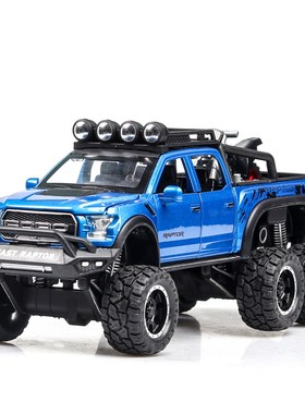 132 Big Pick Up Model Toy Car For Ford F150 Raptor Sound Li