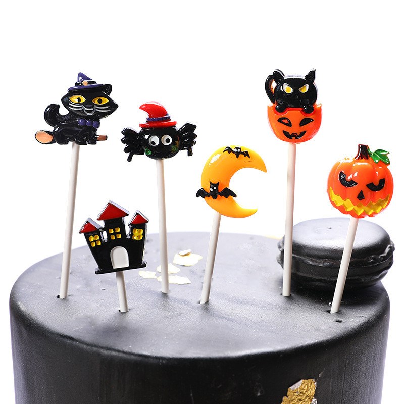 Halloween Theme Party Cake Decoration Cake Or Cupcake Topper - 图1