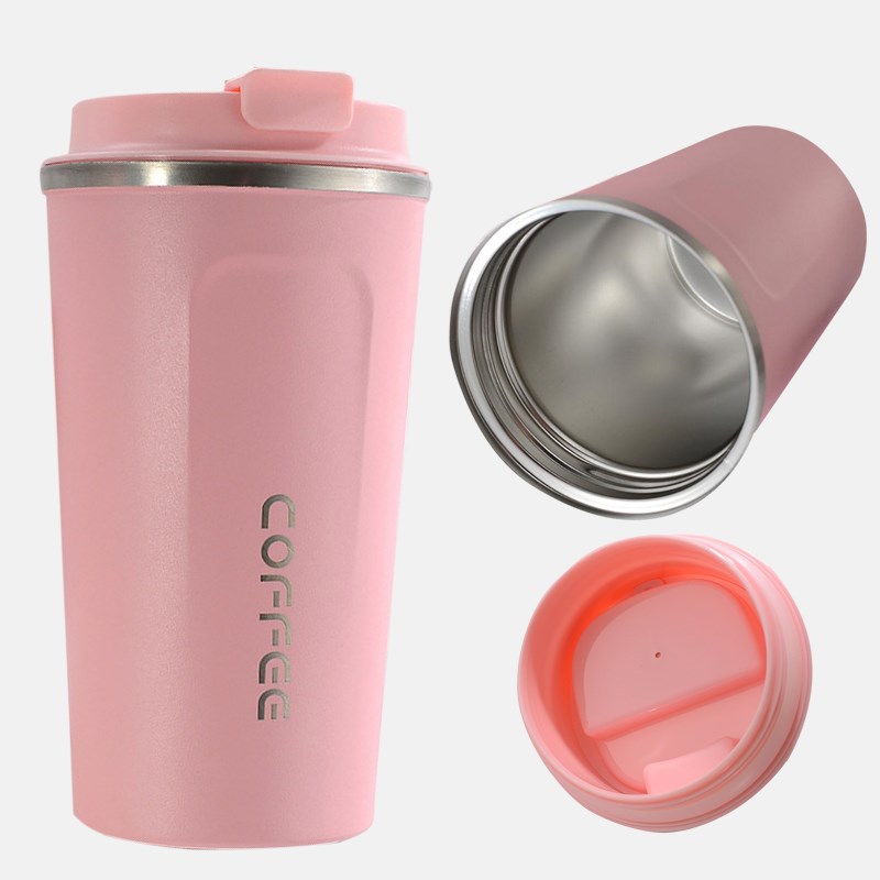 380/510ML Stainless Steel Travel Coffee Mugs With Lid Dobble - 图1