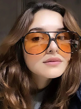 日本portney bell欧美新款眼镜潮流复古双梁太阳镜ins海洋片个性