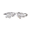 Japanese portney bell925 silver gentle temperament flower ring for women ins niche design ancient style stacking wear