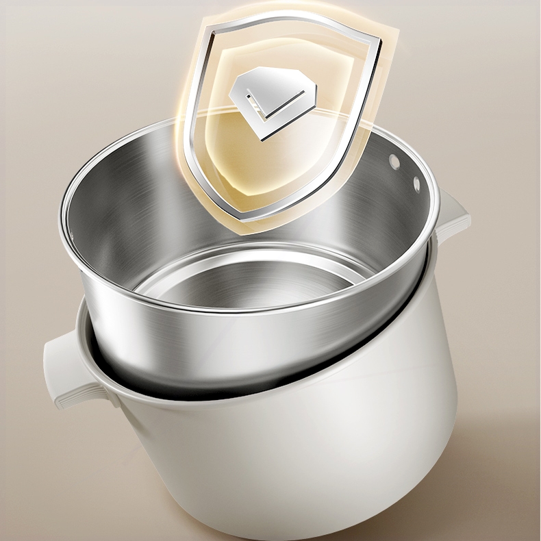 热锅110V-220V双电压便携式小火锅出口德国迷你电煮锅可折叠电 - 图0