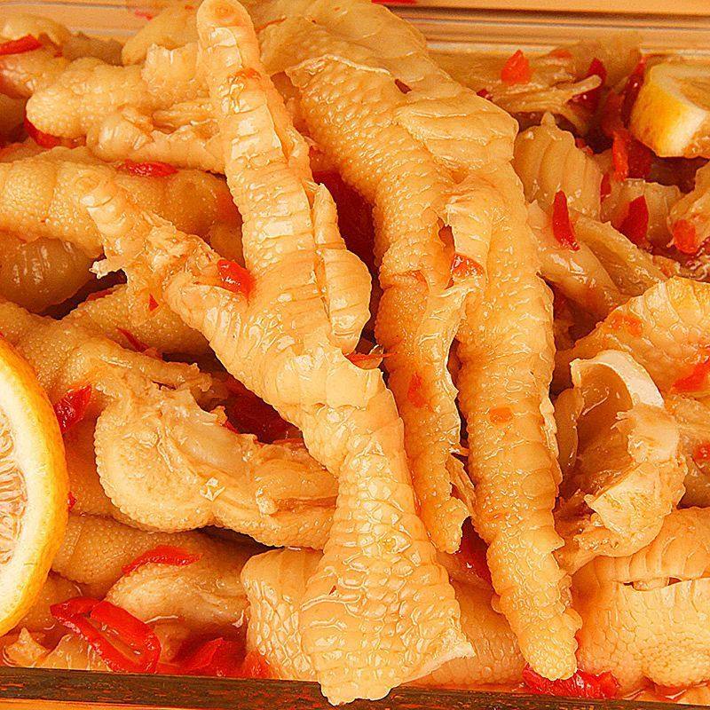 无骨鸡爪柠檬味无骨凤爪500g罐装去骨鸡爪网红甜辣脱骨鸡脚一整箱,淘宝优惠券,粉丝福利购,淘宝优惠卷