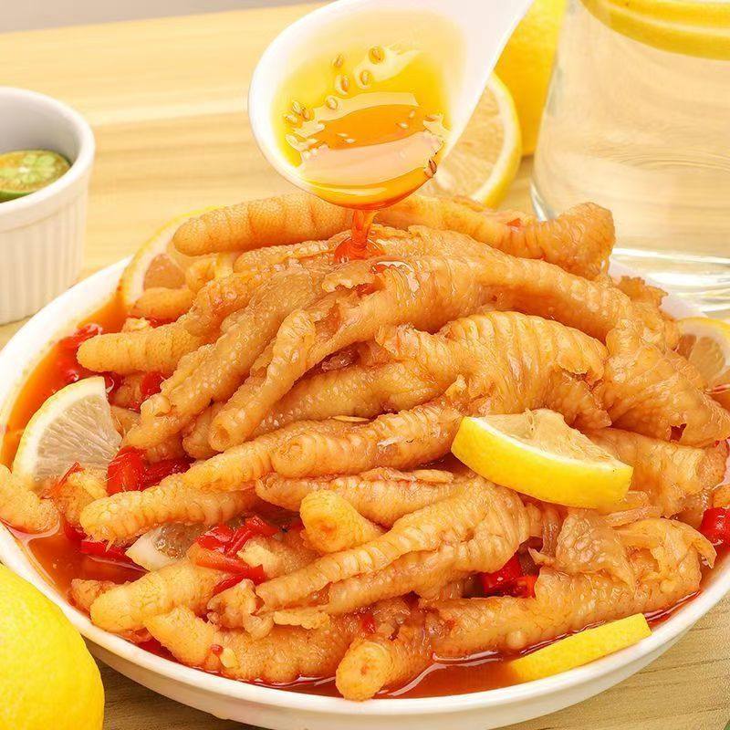 无骨鸡爪柠檬味无骨凤爪500g罐装去骨鸡爪网红甜辣脱骨鸡脚一整箱,淘宝优惠券,粉丝福利购,淘宝优惠卷