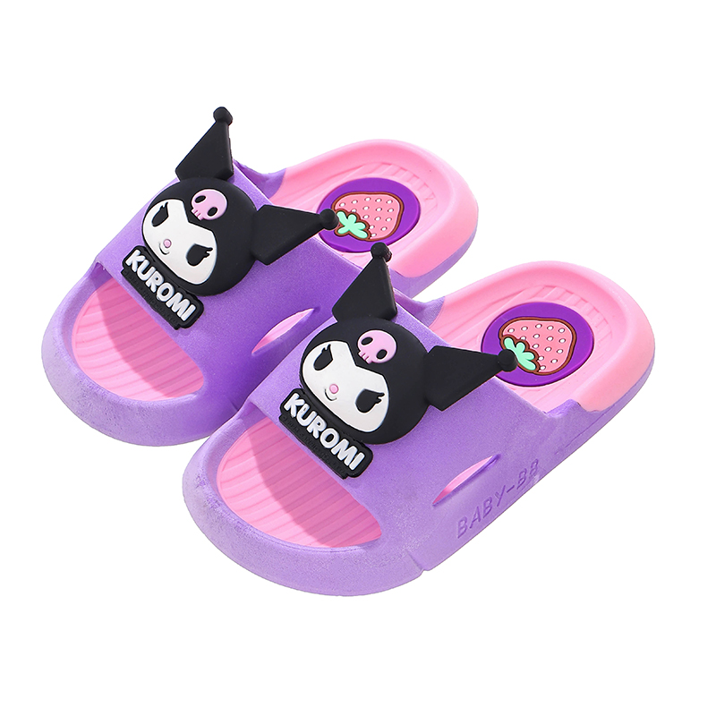 三丽鸥拖鞋儿童女孩可爱库洛米2025新款居家亲子女童拖鞋宝宝夏天