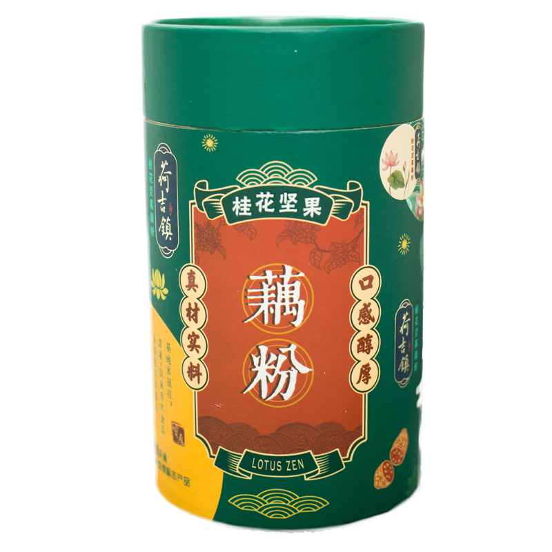 荷吉镇正宗桂花坚果莲藕粉藕粉羹罐装营养速食代餐粉扬州宝应特产 - 图3