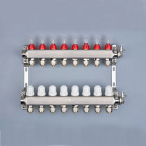 Tinnitus Large flow 304 stainless steel catchment Geothermal Earth Warm Water Distributor Valve Accessories Complete 8-way suit