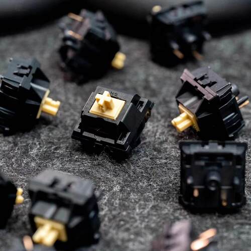 Y3轴HIFI线性轴体闷轴热插拔机械键盘码字游戏MZ外设厂润三种压力 - 图1