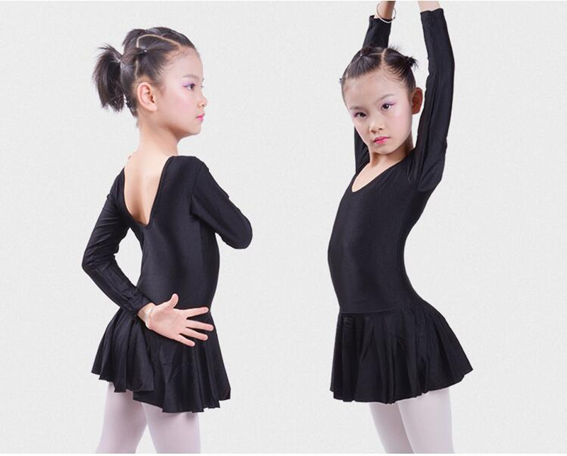 Long sleeved Spandex Gymnastics Leotard Swimsuit Ballet Danc-图0