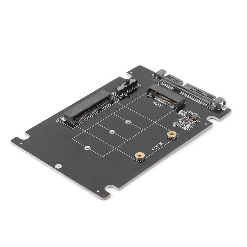 mSATA to NGFF M2 to SATA3 Adapter Converter mSATA/NGFF SSD t-图3