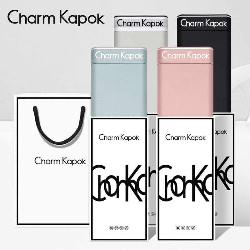 charmkapok男士纯棉透气大码短裤 CharmKapok男平角内裤