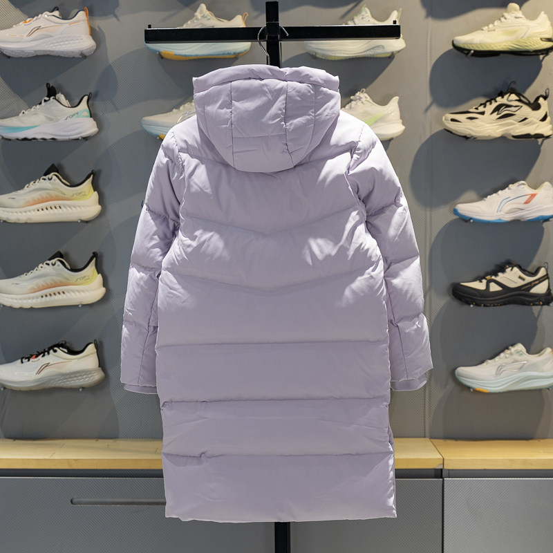 李宁童装儿童长款羽绒服2025冬季新款女大童鸭绒保暖外套YYMV016,淘宝优惠券,粉丝福利购,淘宝优惠卷