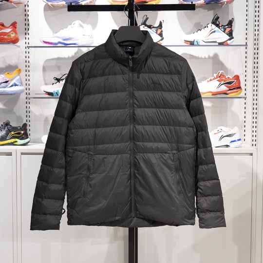 李宁可拆卸三合一风衣男2024冬季羽绒内胆轻薄风衣外套AWBU029