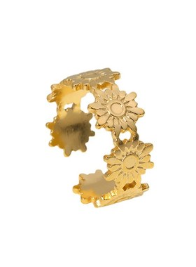 European and American Titanium Steel Ring for Women Openable