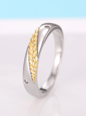Wheat Rings 2Color Versatile Happiness Everlasting Wheat 2Co