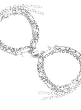Love Magnet Buckle Bracelet Couple Magnetic Buckle Bracelet
