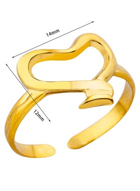 Simple Star Hollow Ring Geometric Hollow Design Finger Ring