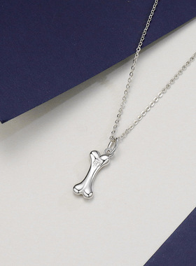 英国chrry koop狗爪银项链王一博骨头男简约个性女设计百搭小众