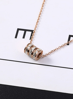 英国chrry koop小蛮腰钛钢不褪色项链女冷淡风锁骨链choker潮