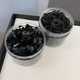 Disposable rubber band widening and thickening simple black hair rope