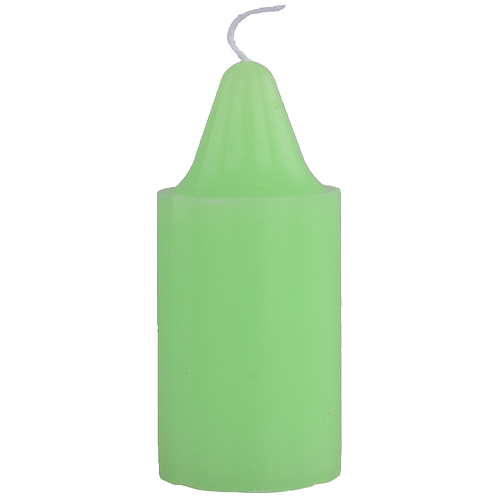 矮小短粗款马卡龙多彩黑色无味绿蜡烛普通照明装扮手工实验紫蓝腊 - 图3