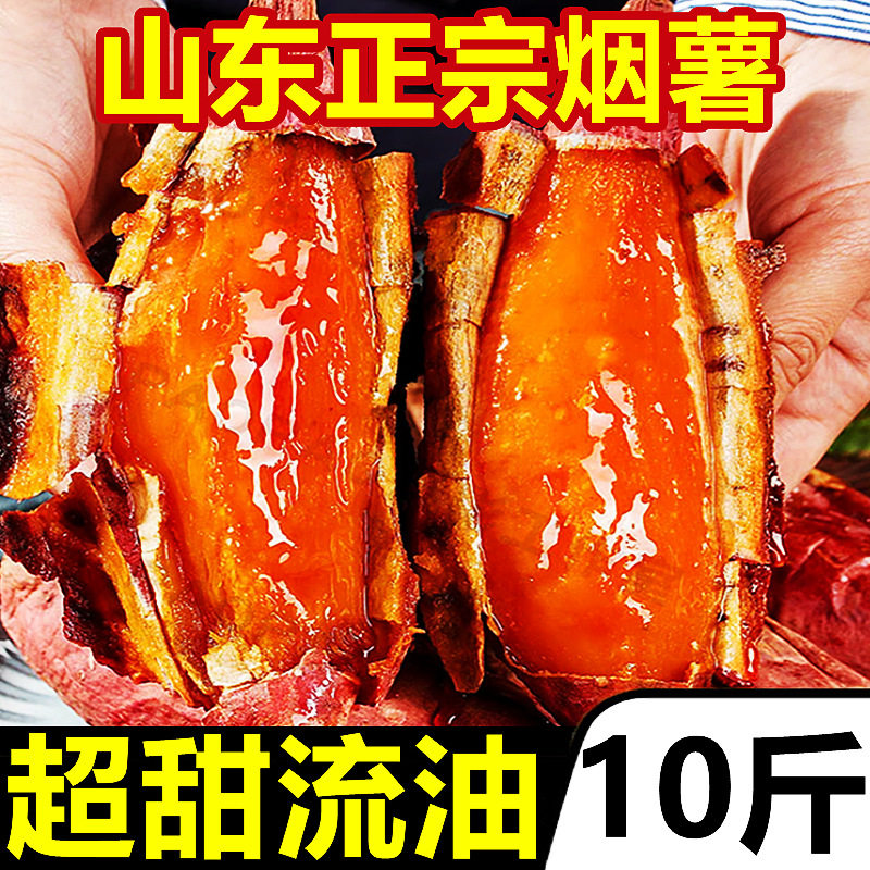 山东烟台烟薯25号10斤板栗新鲜蔬菜 Simaill番薯