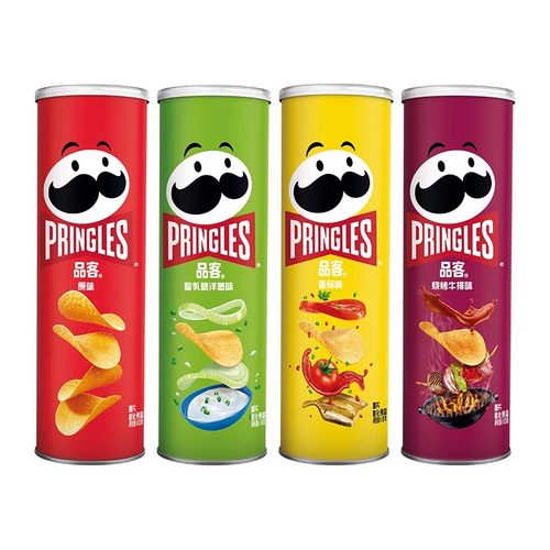 Pringles品客薯片小吃休闲追剧解馋办公室零食品110g混合口味组合 - 图3