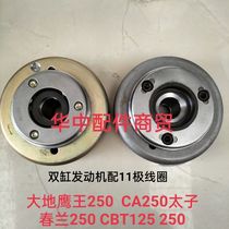 Earth Eagle King DD250 Magnetic steel CA250 Chunlan 250 Magnetic motor 11 Level magnetic cylinder Start disc assembly