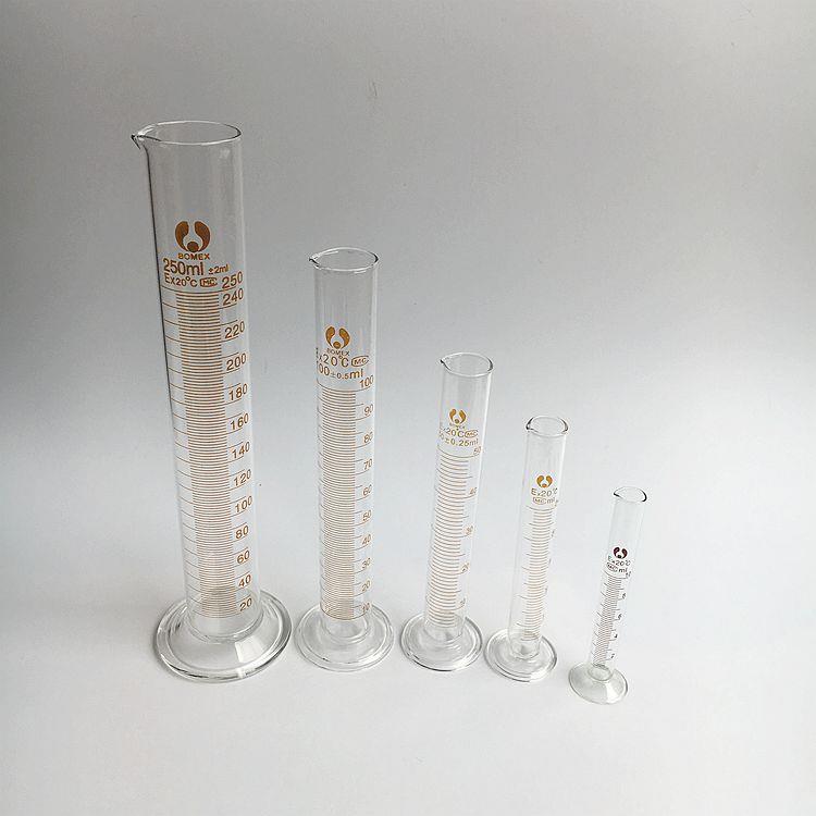 玻璃量筒10ML100ML250ML500ML1000ML实验仪器烧杯试管带刻度量杯 - 图0