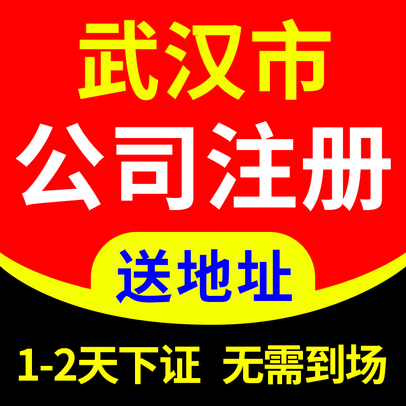 武汉市江汉区公司注册代理记账营业执照代办理电商户包办独资企业