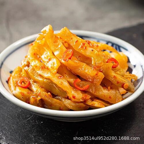 正宗红昇榨菜开胃咸菜小包装52g榨菜丝下饭菜去皮榨菜泡菜一箱装 - 图3