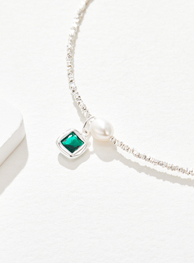 DAISYBEAUTYS925珍珠碎银手链