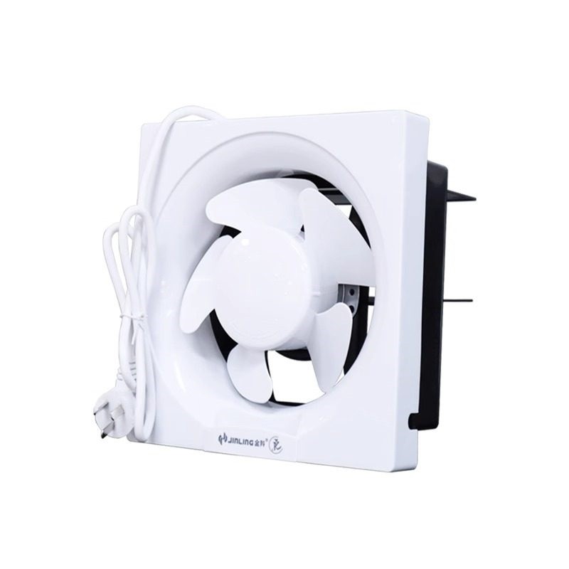 金羚全塑排气扇方形厨房抽风排油间烟换气扇6/8/10/12寸厕所卫生,淘宝优惠券,粉丝福利购,淘宝优惠卷