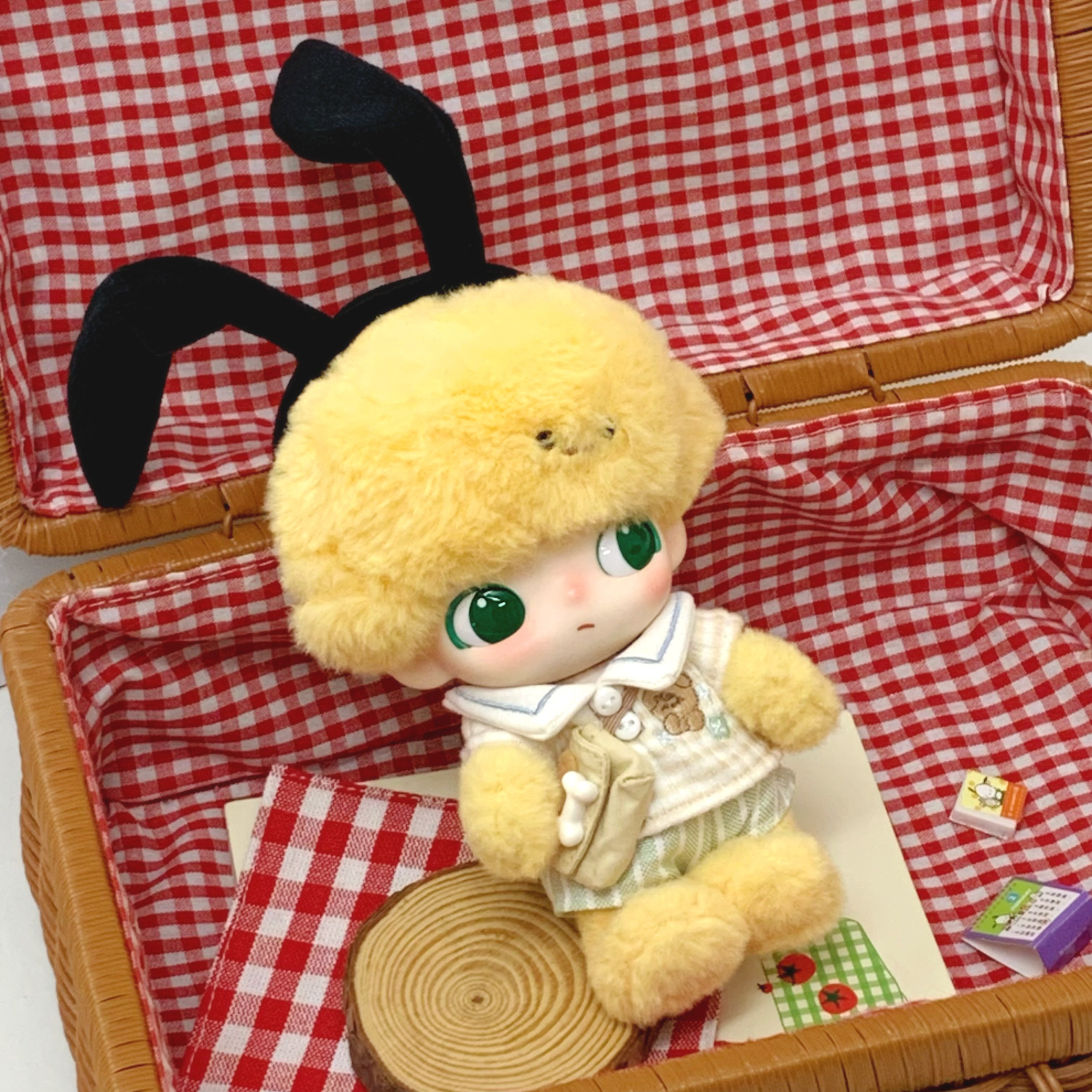 娃岛联萌x茶包泡泡茶棉花娃娃10cm娃衣出游日系列十厘米衣服奶油,淘宝优惠券,粉丝福利购,淘宝优惠卷