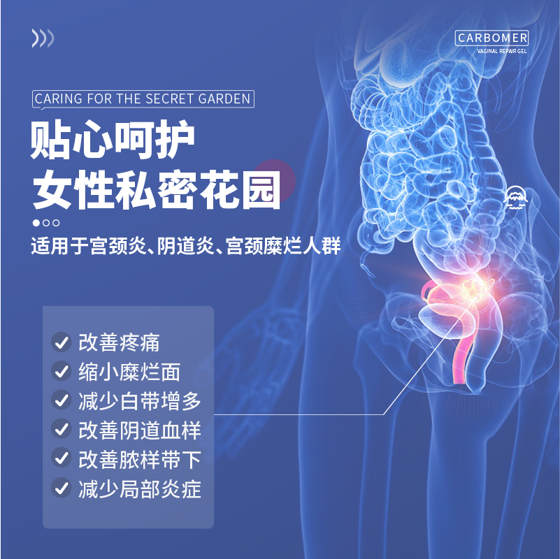 Dr.Rotus卡波姆阴道修复凝胶阴道炎宫颈炎宫颈糜烂减少白带增多-图0