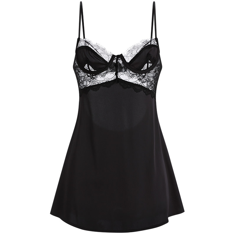 维多利亚性感睡衣女2024新款高级感家居服秋季带胸垫丝绒吊带睡裙,淘宝优惠券,粉丝福利购,淘宝优惠卷