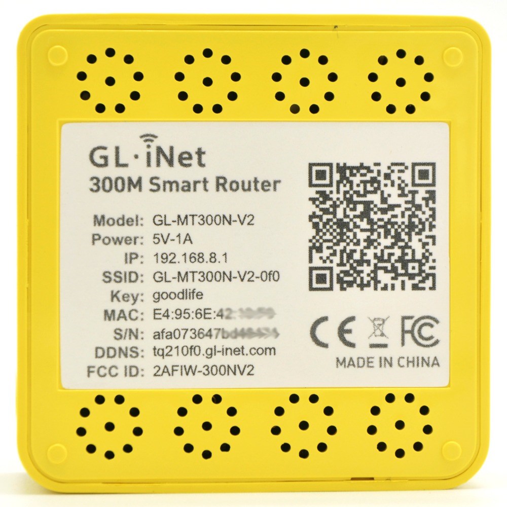 GL.iNet GL-MT300N-V2 MT7628NN 300Mbps Wireless Mini WiFi Rou - 图1