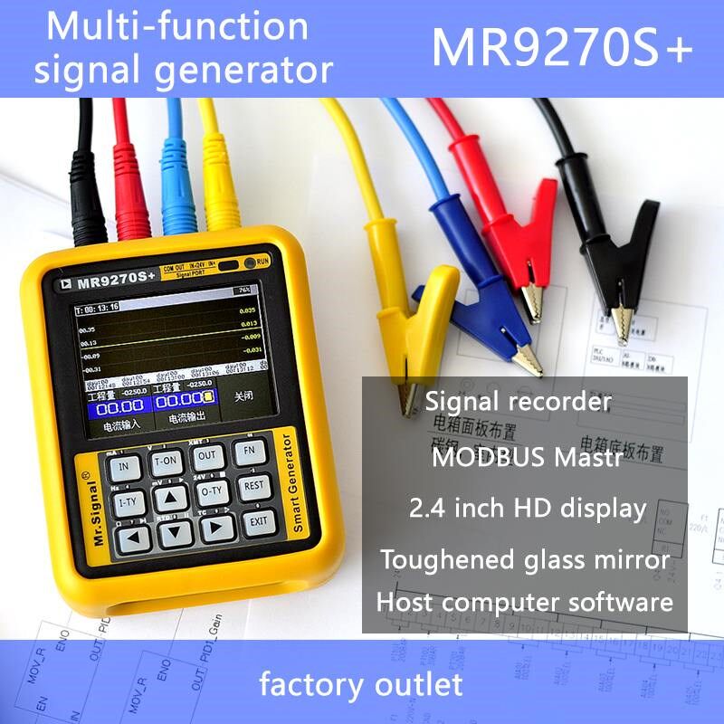 Generador De Señal MR9270S 4-20mA, Calibrador De Voltaje De Corriente Pt100 Transmisor De Presion Termopar Frecuencia Pid Generador De Señal MR9270S 4-20mA, Calibrador De Voltaje De Corriente Pt100 Transmisor De Presion Termopar Frecuencia Pid