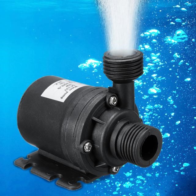 12V Ultra Quiet Mini  Water Fountain Pump 5M 800L/H Brushles - 图1