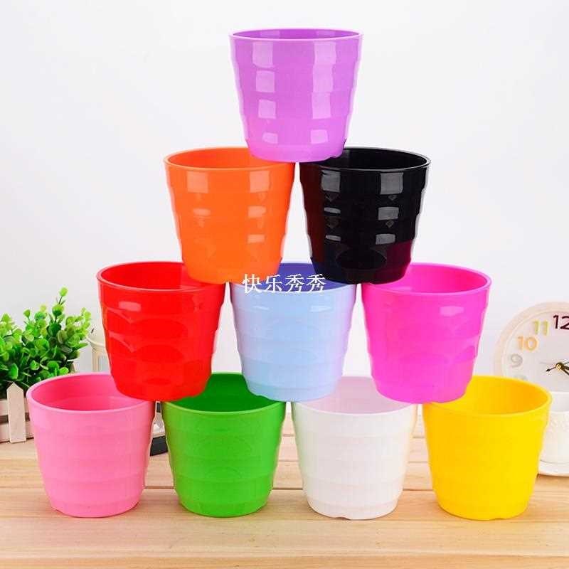 Plastic Flower Pot Succulent Plant Flower Pot For Home Offic - 图0