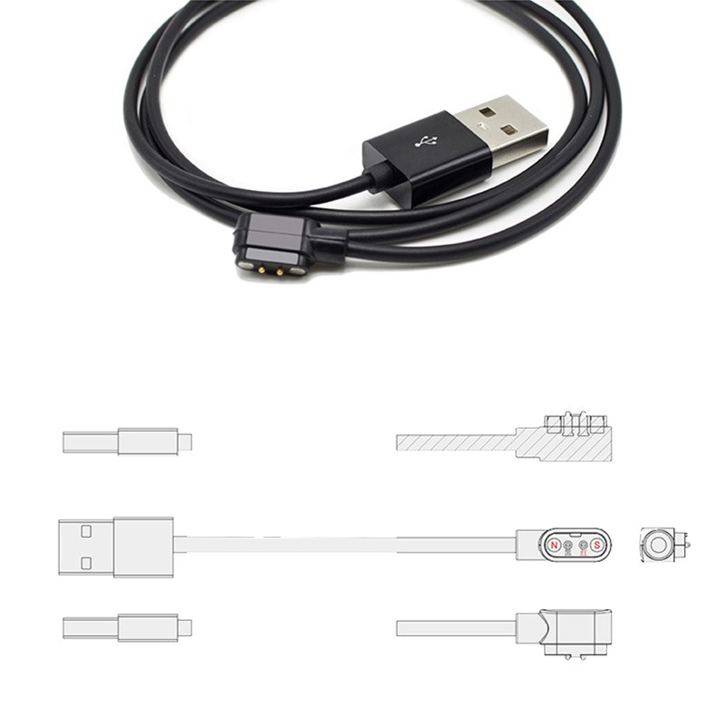 Magnetic Charge Charging Cable  Smart Watch with Magnetics - 图0