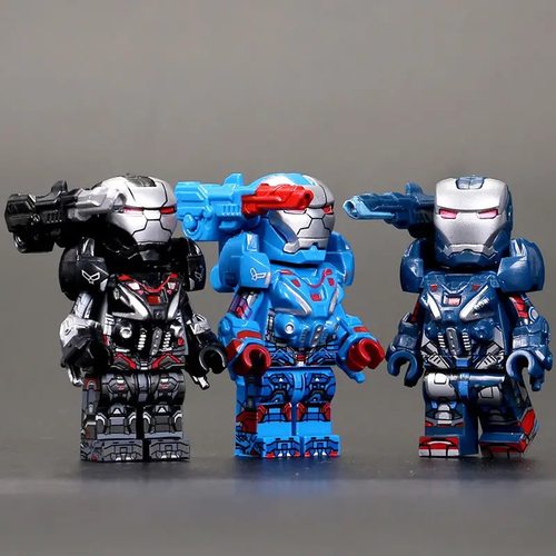 适用于乐高复仇者联盟钢铁侠蜘蛛侠美队奇异博士雷神人仔积木玩具 - 图1