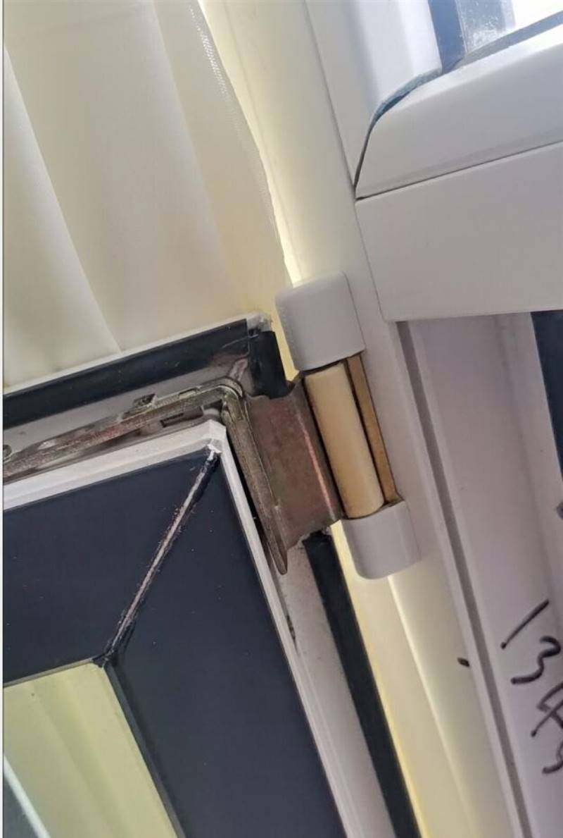 塑钢门窗合页铰链阳台内外推拉窗铰链平开窗户角部合页配件门合页