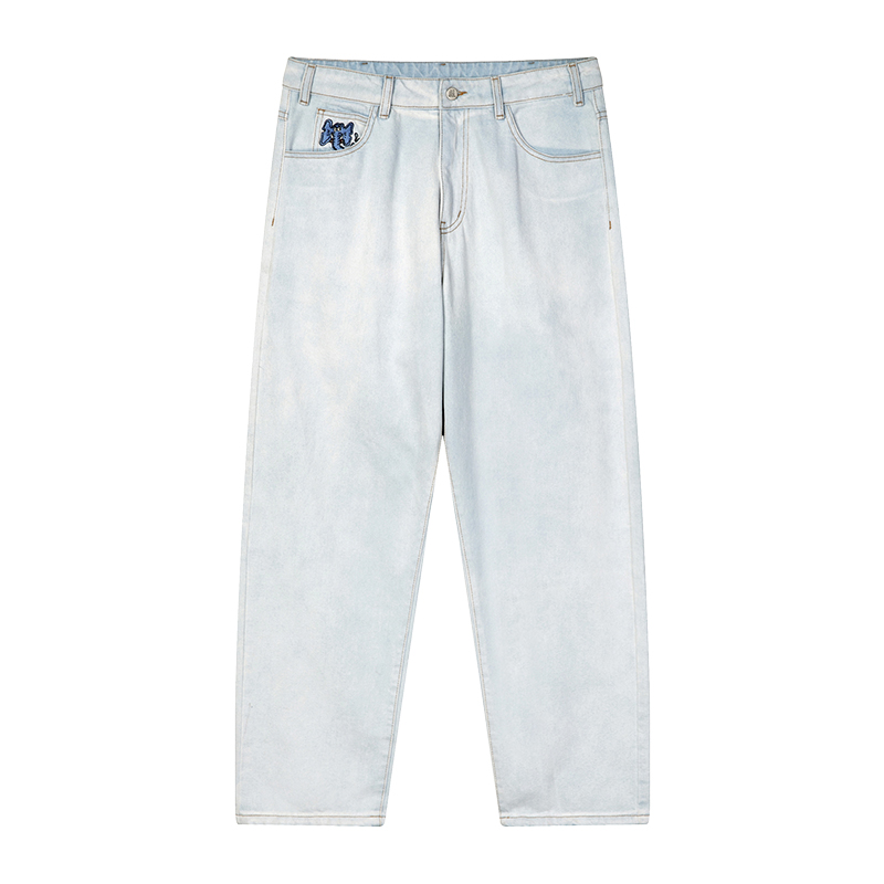 MindError ME 2nd Skate Jeans 小象二代刺绣水洗直筒滑板牛仔裤