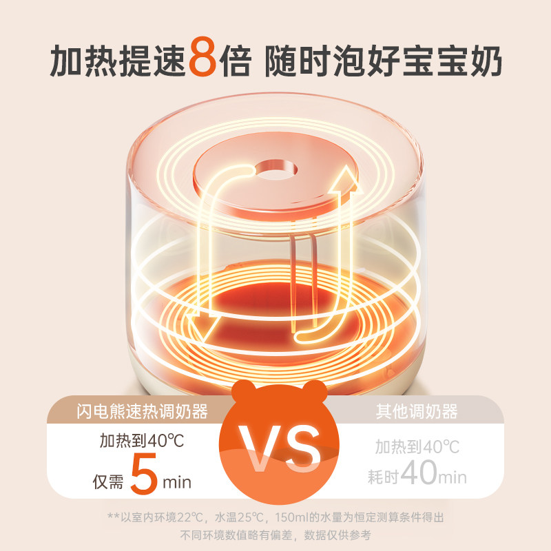 一刻间调奶器无线电便携式热水壶 一刻间调奶器