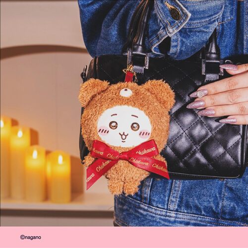 吉伊卡哇CHIIKAWA甜美泰迪熊系列盲盒手办搪胶毛绒挂件潮玩礼物 - 图1