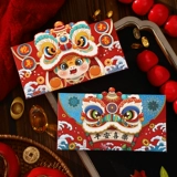 Новый год змеи 2025 Национальный Chao Lion Новый год мультфильм Cartoon Hot Red Packet Creative Spring Festiv